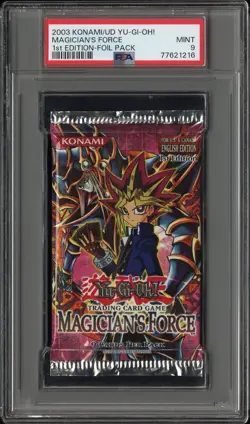 Magician's Force 2003 1st Ed Foil Pack PSA 9 Konami Yu-Gi-Oh! - Image 1