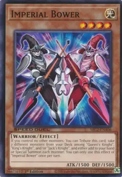 Yugioh! Imperial Bower - SBC2-ENA06 - Common - 1st Edition Near Mint, English - Image 1
