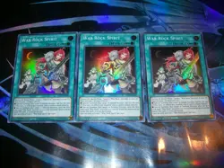 3x War Rock Spirit 1st Edition Super Rare LIOV-EN090 Yu-Gi-Oh! - Image 1