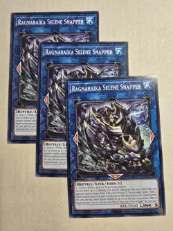 Yugioh! 3x Ragnaraika Selene Snapper MP25-EN389 Common 1st Ed NM - Image 1