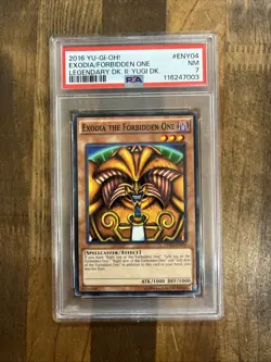 Graded PSA 7 2016 YU-GI-OH! Exodia/Forbidden One Legendary DK. Yugi DK. #ENY04 - Image 1