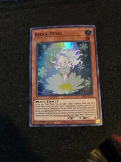 Rikka Petal - SESL-EN014 - Super Rare - 1st Edition LP Yugioh Secret Slayers - S - Image 1