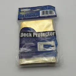 New Ultra Pro Deck Protector Sleeves Pharaoh Gold 50 Pack Yugioh/Small TCG NOS - Image 2