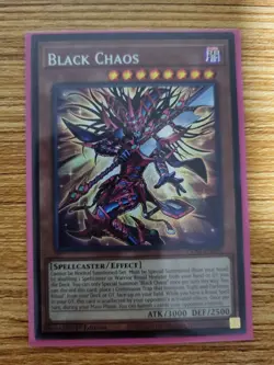 Yugioh Black Chaos CORI-EN001 Secret Rare 1st Edition - Image 1