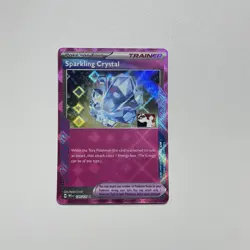 Sparkling Crystal 142/142 Prize Pack Series 7 League Stamped Promo NM Play Stamp - Image 1