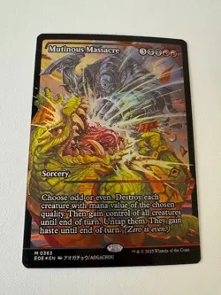 MTG Mutinous Massacre (Showcase) Edge of Eternities Foil M0363 - Image 1