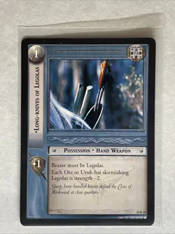 Lord of The Rings LOTR CCG TCG Black Rider 12R19 Long-knives of Legolas - Image 1