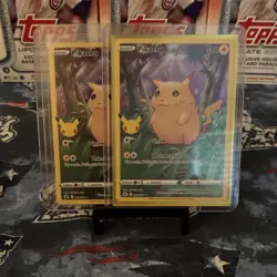 Pokemon TCG Celebrations Pikachu 005/025 Holo Reprint Lot of 2 English - Image 1