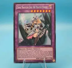 Dark Magician Girl the Dragon Knight DRLG-EN004 Dragons of Legend-Unlimited LP - Image 1