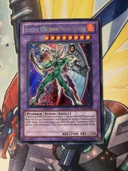YuGiOh! Elemental HERO Shining Phoenix Enforcer Secret Rare LCGX-EN139 - Image 1