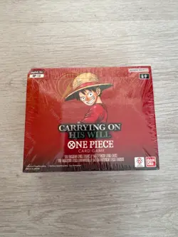 One Piece Card Game OP13 Booster Box Carrying On His Will English - New & Sealed - Image 1