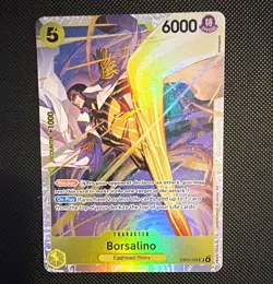 Bandai One Piece Card Game Borsalino EB04-058 Egghead Alt Art Holo Special EN - Image 1