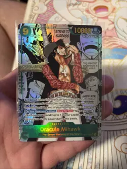 Dracule Mihawk Op14-119 Manga Rare One Piece Card Game English - Image 1