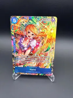 Nami (054) (Alternate Art) SR Foil A Fist of Divine Speed OP11-054 NM P-01 - Image 1