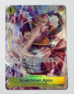 Scratchman Apoo Premium Card Collection Best Selection Vol. 6 OP10-108 One Piece - Image 1