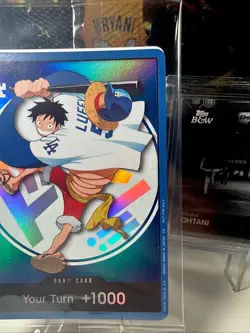 ONE PIECE X DODGERS PROMO MONKEY D LUFFY DON CARD 2026 Limited Rare New Sealed - Image 4