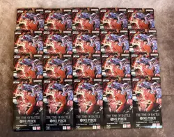 🔥One Piece OP 16 The Time Of Battle Sleeved Booster Packs English LOT OF 20🔥 - Image 1