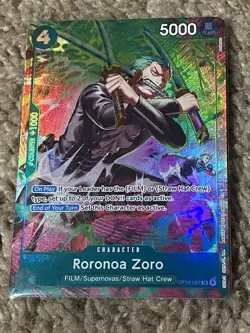 Roronoa Zoro (OP13-037) - Adventure On Kami’s Island (OP15-EB04) NEAR MINT - Image 1