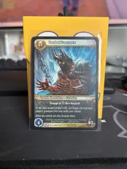 World Of Warcraft TCG Lord Of Icecrown Foil Rare Employee Exclusive Promo - Image 1