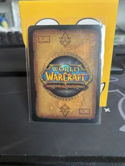 World Of Warcraft TCG Lord Of Icecrown Foil Rare Employee Exclusive Promo - Image 2