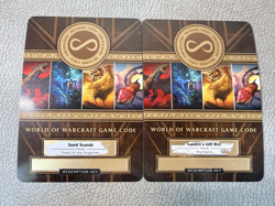 World Of Warcraft Game Code Landro’s Gift Box + Sand Scarab Blizzcon 2019 TCG - Image 1