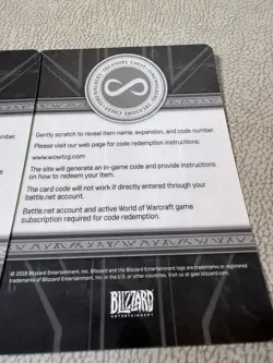 World Of Warcraft Game Code Landro’s Gift Box + Sand Scarab Blizzcon 2019 TCG - Image 4