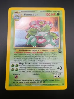Venusaur - 13 - Pokemon Wizards Black Star Promo Card Game Boy Holo NM - Image 1