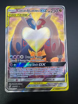 Latias & Latios GX - 170/181 - Pokemon Team Up Sun & Moon Alternate Art Card NM - Image 1