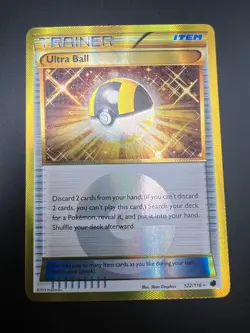 Ultra Ball - 122/116 - Pokemon Plasma Freeze Black & White Secret Rare Card NM - Image 1
