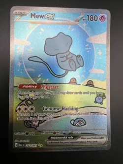 Mew ex - 232/091 - Pokemon Paldean Fates Special Illustration Rare Card NM - Image 1
