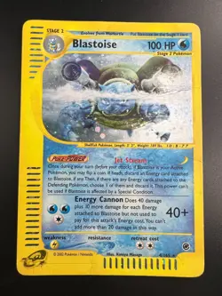 Blastoise - 4/165 - Pokemon Expedition Holo Rare Card HP - Image 1