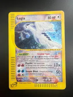 Lugia - 149/147 - Pokemon Aquapolis Holo Crystal Card MP - Image 1