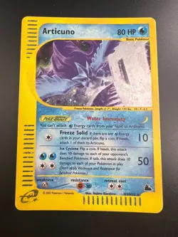 Articuno - H3/H32 - Pokemon Skyridge Holo Rare Card MP - Image 1