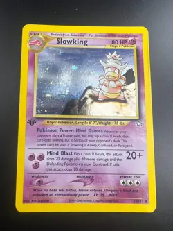 Slowking - 14/111 - Pokemon Neo Genesis 1st Edition Holo Rare Card WOTC NM - Image 1