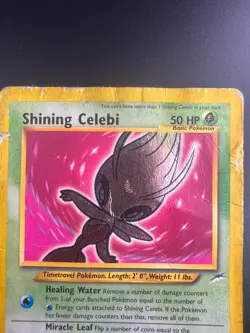 Shining Celebi - 106/105 - Pokemon Neo Destiny Unlimited Holo Rare Card WOTC HP - Image 2