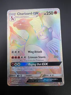 Charizard GX - 150/147 - Pokemon Burning Shadows Sun & Moon Secret Rare Card NM - Image 1