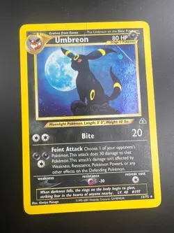 Umbreon - 13/75 - Pokemon Neo Discovery Unlimited Holo Rare Card WOTC HP - Image 1