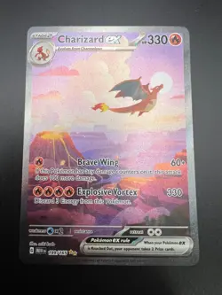 Charizard ex - 199/165 - Pokemon 151 Special Illustration Rare Card NM - Image 1