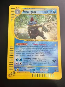 Feraligatr - 12/165 - Pokemon Expedition Holo Rare Card NM - Image 1