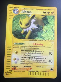 Jolteon - H12/H32 - Pokemon Skyridge Holo Rare Card HP - Image 1
