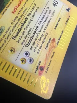 Jolteon - H12/H32 - Pokemon Skyridge Holo Rare Card HP - Image 2