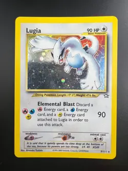 Lugia - 9/111 - Pokemon Neo Genesis Unlimited Holo Rare Card WOTC LP - Image 1