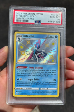 POP 87 PSA 10 Inteleon SV027/SV122 Shining Fates Holo Pokemon Card Shiny MINT - Image 1
