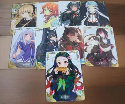 Lot of 9 Waifu Cards Goddess Story CR R No Dupes NM - Image 1
