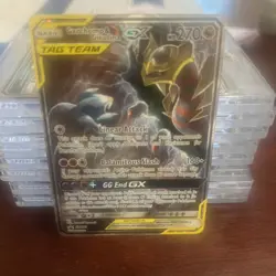 Garchomp & Giratina GX SM193 Holo Promo Card Sun and Moon Team LP - Image 1