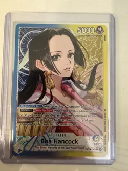 Bandai One Piece Card Game Boa Hancock OP14-041 Leader Alternate Art Foil - Image 3