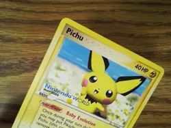 Nintendo World Pichu 59/106 EMERALD PROMO Pokemon Card (NM) 062426 - Image 2