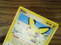 Nintendo World Pichu 59/106 EMERALD PROMO Pokemon Card (NM) 062426 - Image 3