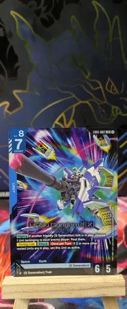 Hi-Nu Gundam EX Foil - EB01-002 NM - Gundam TCG Card Game - Image 1