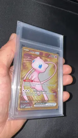 Mew ex - 151 Metal Card 205/165 SV Scarlet & Violet 151 Pokemon UPC Promo Gold - Image 1